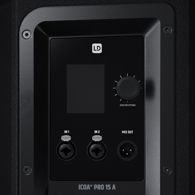 LD Systems ICOA PRO 15 A - Kolumna aktywna PA 15" o wysokiej wydajności z Bluetooth i aplikacją LD Systems ICOA PRO 15 A - Kolumna aktywna PA 15" o wysokiej wydajności z Bluetooth i aplikacją