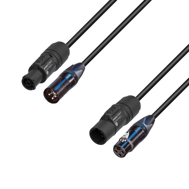 Adam Hall Cables 5 STAR H TCON A 0150 - Kabel hybrydowy Audio Neutrik XLR x TRUE1 1,5 m Adam Hall Cables 5 STAR H TCON A 0150 - Kabel hybrydowy Audio Neutrik XLR x TRUE1 1,5 m