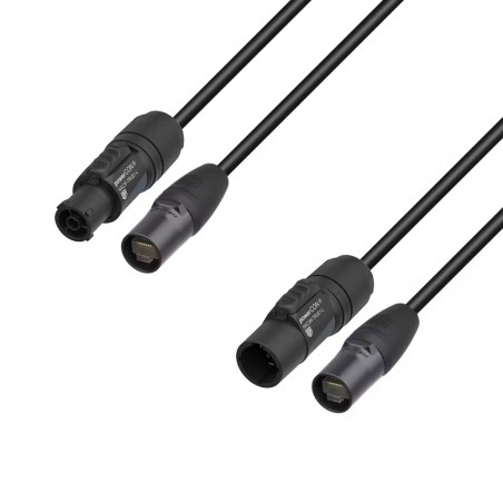 Adam Hall Cables 5 STAR H TCON N 0300 - Kabel hybrydowy Neutrik etherCON x TRUE1 3 m