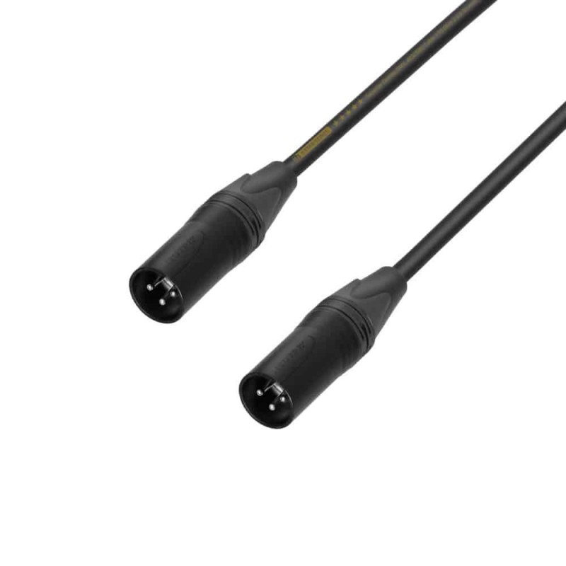 Adam Hall Cables 5 STAR DMM 0020 - Kabel przejściowy 3-stykowy męski XLR x 3-stykowy męski XLR 0,2 m Adam Hall Cables 5 STAR DMM 0020 - Kabel przejściowy 3-stykowy męski XLR x 3-stykowy męski XLR 0,2 m