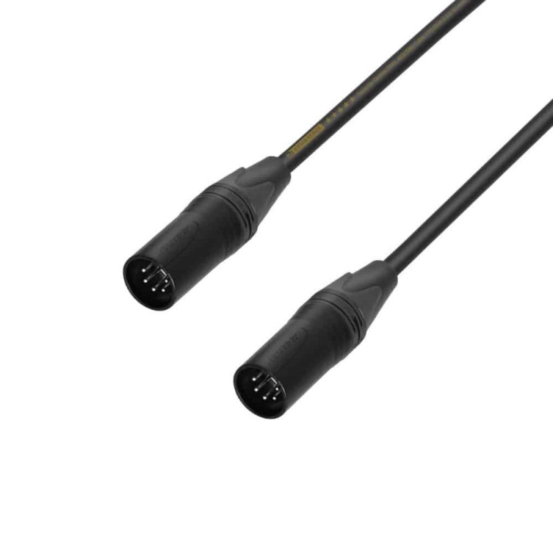 Adam Hall Cables 5 STAR DGG 0020 - Kabel przejściowy 5-stykowy męski XLR x 5-stykowy męski XLR 0,2 m Adam Hall Cables 5 STAR DGG 0020 - Kabel przejściowy 5-stykowy męski XLR x 5-stykowy męski XLR 0,2 m