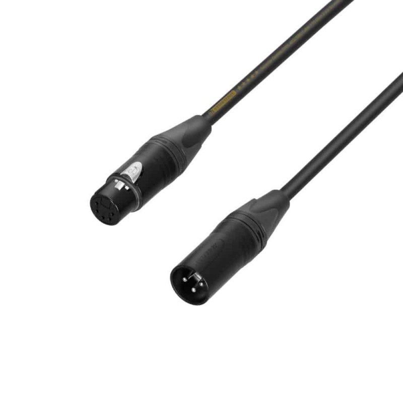 Adam Hall Cables 5 STAR DHM 0020 - Kabel przejściowy 5-stykowy żeński XLR x 3-stykowy męski XLR 0,2 m Adam Hall Cables 5 STAR DHM 0020 - Kabel przejściowy 5-stykowy żeński XLR x 3-stykowy męski XLR 0,2 m