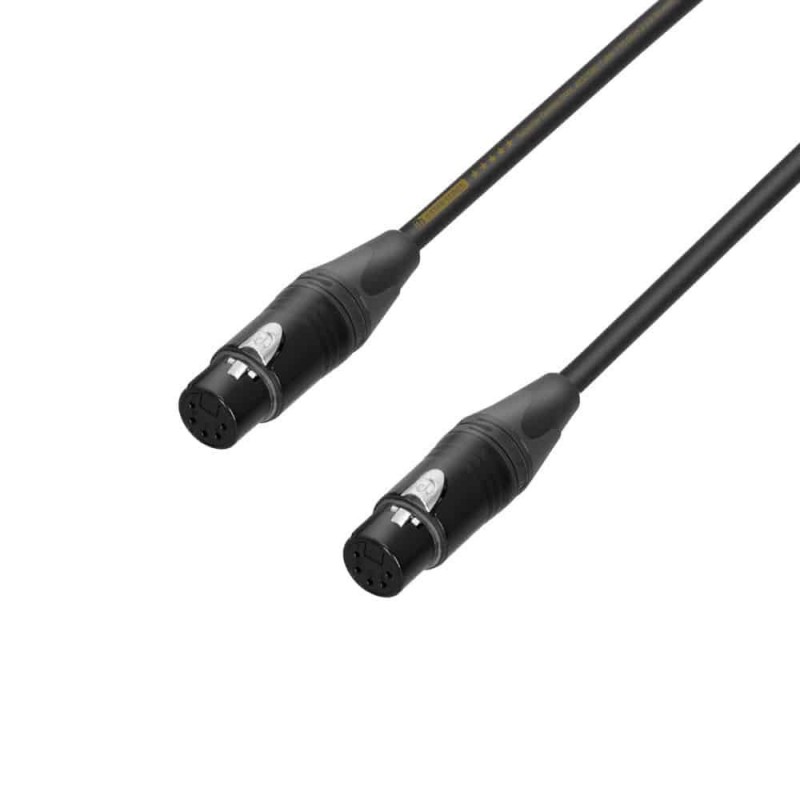 Adam Hall Cables 5 STAR DHH 0020 - Kabel przejściowy 5-stykowy żeński XLR x 5-stykowy żeński XLR 0,2 m Adam Hall Cables 5 STAR DHH 0020 - Kabel przejściowy 5-stykowy żeński XLR x 5-stykowy żeński XLR 0,2 m