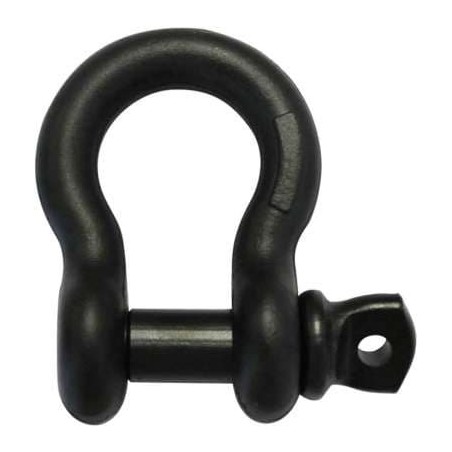 Riggatec Shackle 3/8" WLL 1,0t Black - Kotwica śrubowa