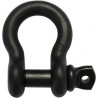 Riggatec Shackle 3/8" WLL 1,0t Black - Kotwica śrubowa