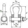 Riggatec Shackle 5/8" WLL 3,25t Nut & Cotter - Kotwica śrubowa