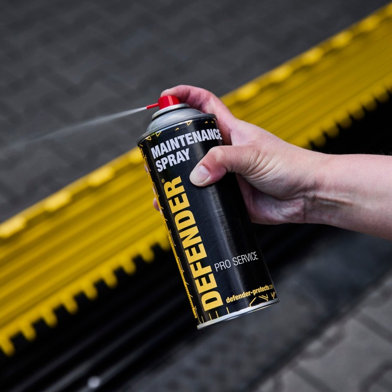 Defender MAINTENANCE SPRAY 400ml - Preparat do konserwacji i serwisowania najazdów kablowych Defender MAINTENANCE SPRAY 400ml - Preparat do konserwacji i serwisowania najazdów kablowych
