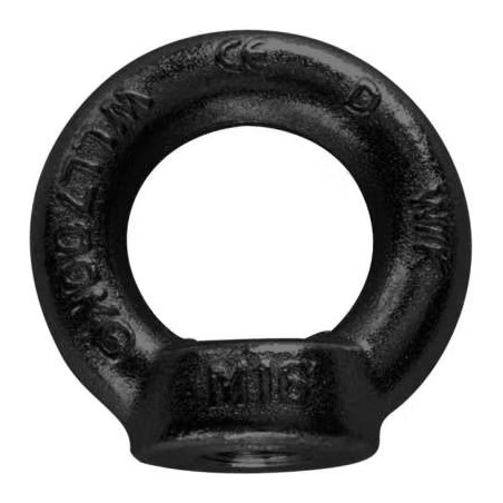 Riggatec Eyenut M8 Black WLL 140kg - Śruba oczkowa