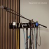 Adam Hall Cables CABLE HOLDER PRO - Uchwyt kablowy do montażu na ścianie lub stojaku z otworem gwintowanym 3/8'' Adam Hall Cables CABLE HOLDER PRO - Uchwyt kablowy do montażu na ścianie lub stojaku z otworem gwintowanym 3/8''
