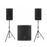 Zestaw nagłośnieniowy JBL EON, 2x kolumna EON710, 1x subwoofer EON718S statywy Zestaw nagłośnieniowy JBL EON, 2x kolumna EON710, 1x subwoofer EON718S statywy