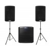 Zestaw nagłośnieniowy Alto TX, 2x kolumna TX408, 1x subwoofer TS15S statywy Zestaw nagłośnieniowy Alto TX, 2x kolumna TX408, 1x subwoofer TS15S statywy