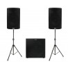 Zestaw nagłośnieniowy Alto TX, 2x kolumna TX415, 1x subwoofer TX18S statywy Zestaw nagłośnieniowy Alto TX, 2x kolumna TX415, 1x subwoofer TX18S statywy