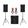 Zestaw nagłośnieniowy LD Systems ICOA, 2x kolumna ICOA15ABT, 1x subwoofer ICOA SUB18A, 2x statyw, 2x kabel Zestaw nagłośnieniowy LD Systems ICOA, 2x kolumna ICOA15ABT, 1x subwoofer ICOA SUB18A, 2x statyw, 2x kabel