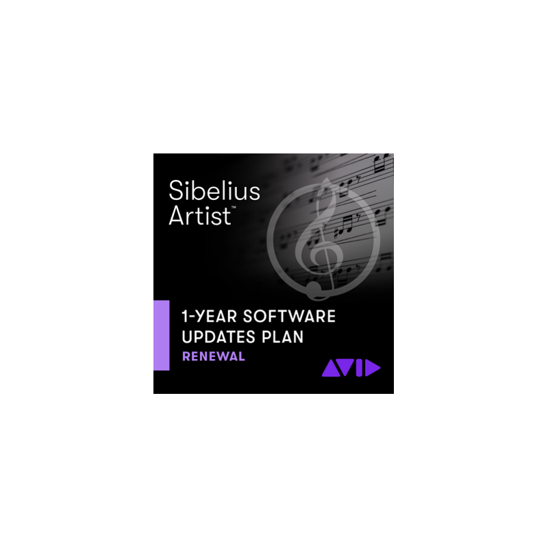 Avid by Sibelius Artist 1-Year Software Updates & Support - Aktualizacja i wsparcie (produkt cyfrowy) Avid by Sibelius Artist 1-Year Software Updates & Support - Aktualizacja i wsparcie (produkt cyfrowy)