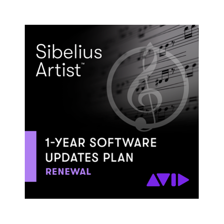 Avid by Sibelius Artist 1-Year Software Updates & Support - Aktualizacja i wsparcie (produkt cyfrowy)