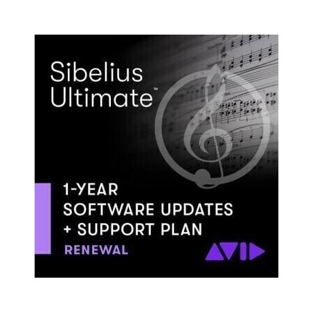 Avid by Sibelius Ultimate 1-Year Software Updates & Support - Aktualizacja i wsparcie (produkt cyfrowy)