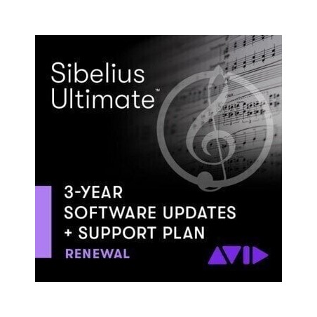 Avid by Sibelius Ultimate 3-Years Software Updates & Support - Aktualizacja i wsparcie (produkt cyfrowy)