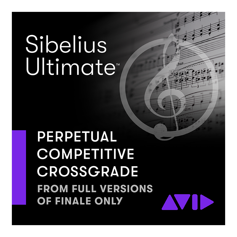 Avid by Sibelius Ultimate Perpetual Crossgrade from Finale - Crossgrade (produkt cyfrowy) Avid by Sibelius Ultimate Perpetual Crossgrade from Finale - Crossgrade (produkt cyfrowy)