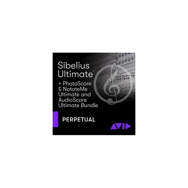 Avid by Sibelius Ultimate Perpetual & Photoscore & NotateMe Ultimate & AudioScore Ultimate - Full version (produkt cyfrowy) Avid by Sibelius Ultimate Perpetual & Photoscore & NotateMe Ultimate & AudioScore Ultimate - Full version (produkt cyfrowy)