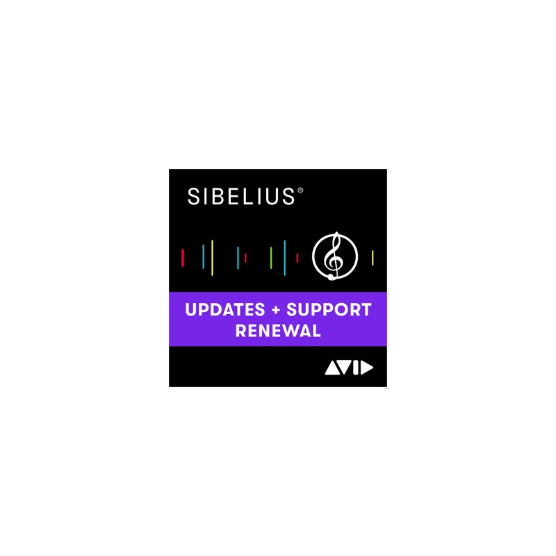 Avid by Sibelius 1-Year Updates & Support Renewal - Odnowienie aktualizacji i wsparcia (produkt cyfrowy) Avid by Sibelius 1-Year Updates & Support Renewal - Odnowienie aktualizacji i wsparcia (produkt cyfrowy)