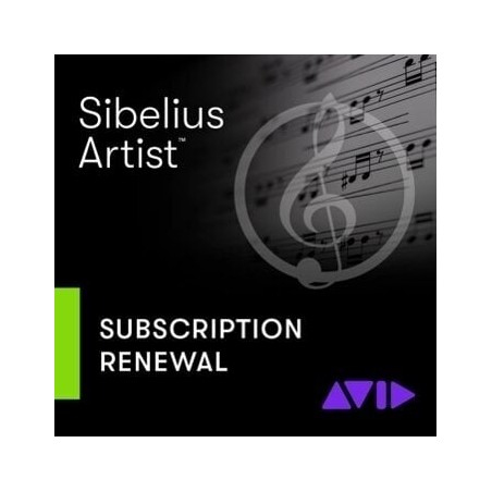 Avid by Sibelius Artist 1-Year Renewal - Odnowienie subskrypcji (produkt cyfrowy)