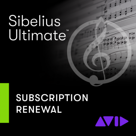 Avid by Sibelius Ultimate 1-Year Renewal - Odnowienie subskrypcji (produkt cyfrowy)
