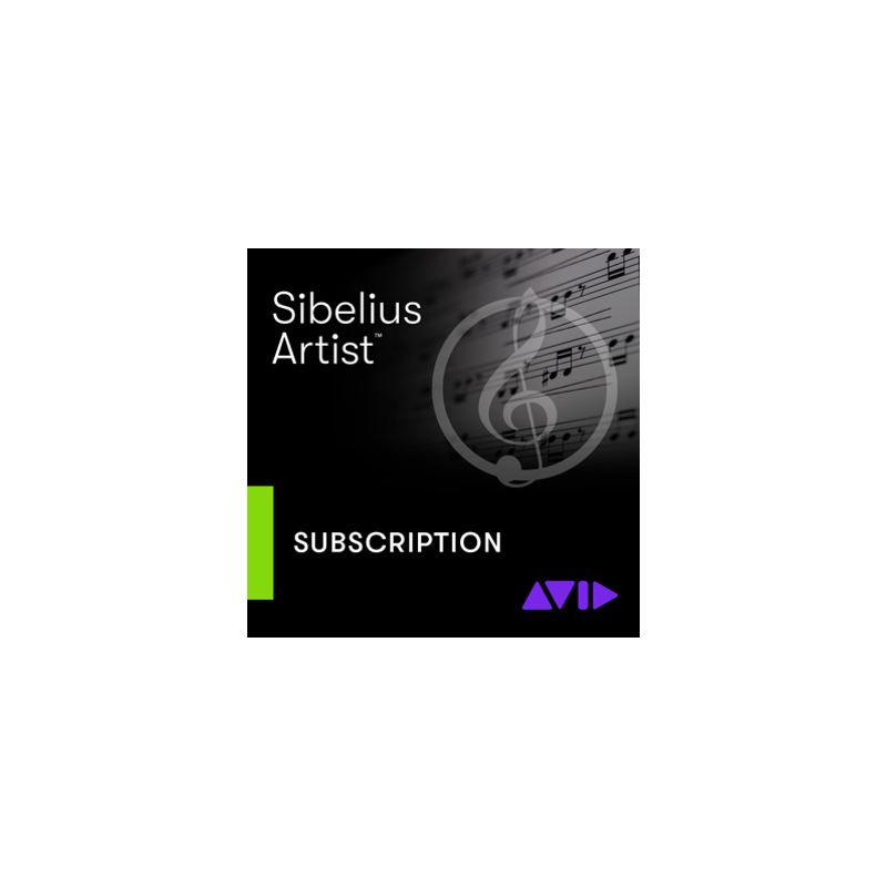 Avid by Sibelius Artist 1-Year - Subskrypcja (produkt cyfrowy) Avid by Sibelius Artist 1-Year - Subskrypcja (produkt cyfrowy)