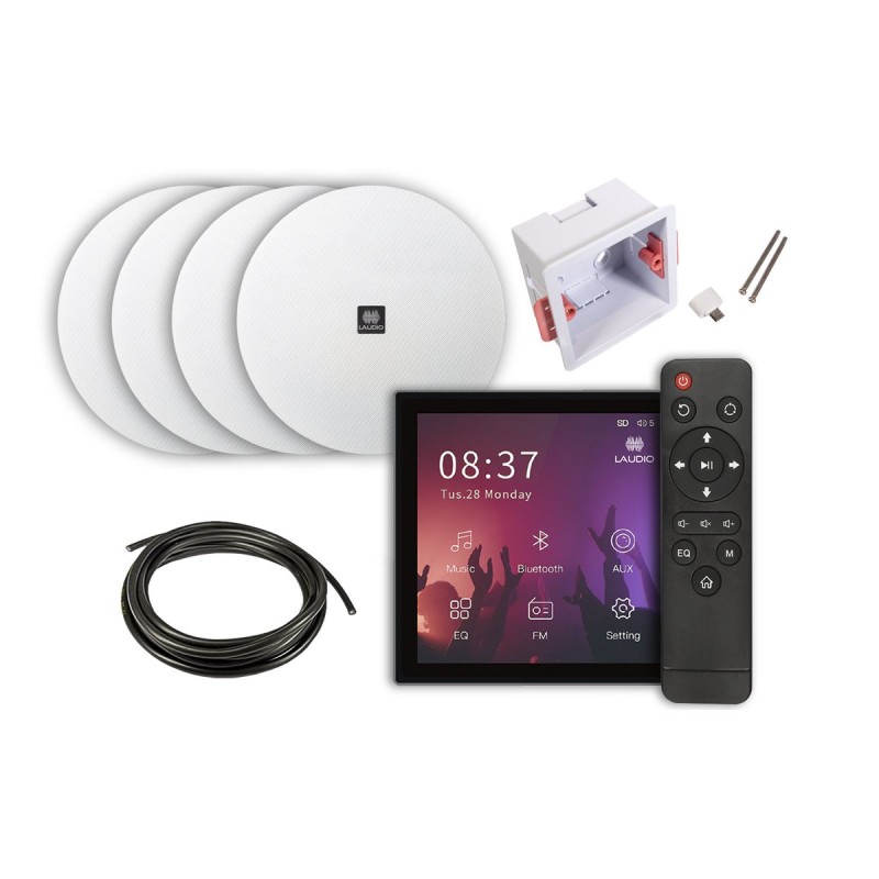 Laudio W20BT + 4x Ambient 6 - Zestaw nagłośnieniowy Laudio W20BT + 4x Ambient 6 - Zestaw nagłośnieniowy