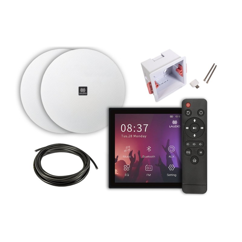 Laudio W20BT + 2x Ambient 6 - Zestaw nagłośnieniowy Laudio W20BT + 2x Ambient 6 - Zestaw nagłośnieniowy