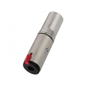 Monacor NA-3MJ - Przejściówka XLR - gniazdo 6.3mm