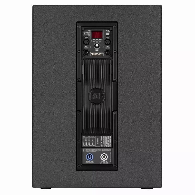 RCF SUB 905-AS MK3 Subwoofer aktywny - 4 - Niskotonowe aktywne - Kolumna aktywna niskotonowa, obudowa Bass Reflex, 15" 1100W RMS RCF SUB 905-AS MK3 Subwoofer aktywny - 4 - Niskotonowe aktywne - Kolumna aktywna niskotonowa, obudowa Bass Reflex, 15" 1100W RMS