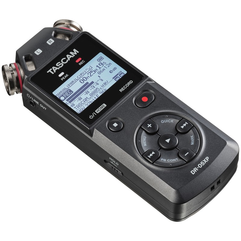Tascam DR-05XP - rejestrator cyfrowy - 2 - Rejestratory - Ręczny rejestrator cyfrowy stereo z interfejsem audio USB umożliwia ła Tascam DR-05XP - rejestrator cyfrowy - 2 - Rejestratory - Ręczny rejestrator cyfrowy stereo z interfejsem audio USB umożliwia ła