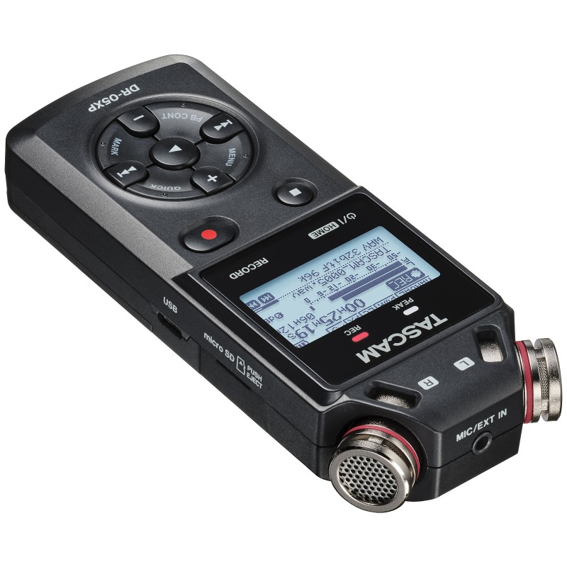 Tascam DR-05XP - rejestrator cyfrowy - 3 - Rejestratory - Ręczny rejestrator cyfrowy stereo z interfejsem audio USB umożliwia ła Tascam DR-05XP - rejestrator cyfrowy - 3 - Rejestratory - Ręczny rejestrator cyfrowy stereo z interfejsem audio USB umożliwia ła