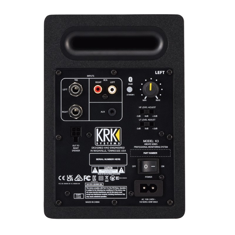 KRK Kreate 3 - Monitory studyjne BT, para - 3 - Monitory studyjne - Monitory studyjne KRK z serii Kreate 3 zapewniają legendarną KRK Kreate 3 - Monitory studyjne BT, para - 3 - Monitory studyjne - Monitory studyjne KRK z serii Kreate 3 zapewniają legendarną