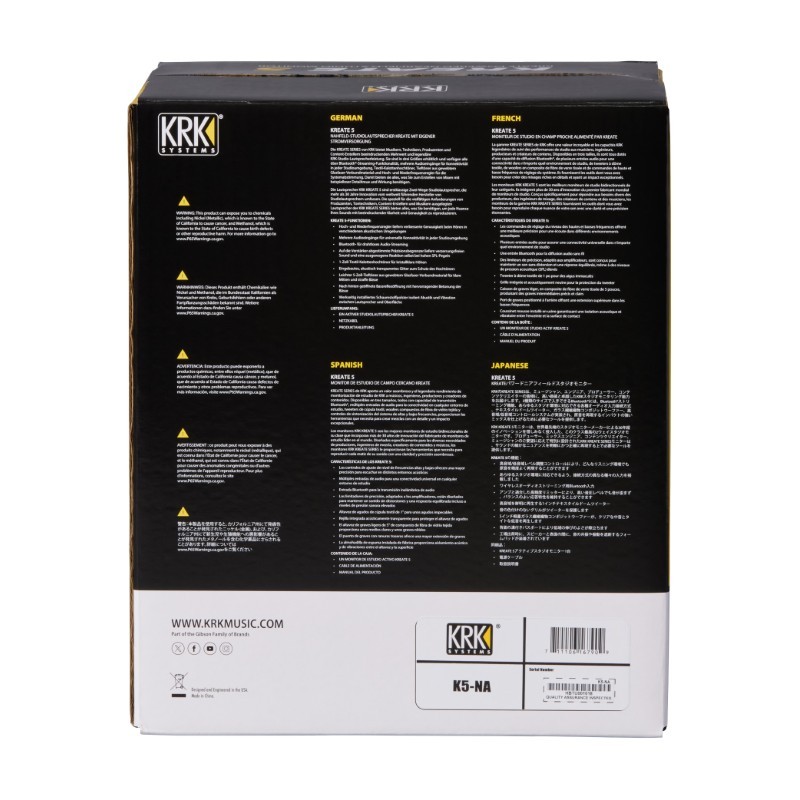 KRK Kreate 5 - Monitor studyjny - 3 - Monitory studyjne - Monitory studyjne z serii KRK Kreate 5 łączą renomowaną jakość dźwięku KRK Kreate 5 - Monitor studyjny - 3 - Monitory studyjne - Monitory studyjne z serii KRK Kreate 5 łączą renomowaną jakość dźwięku
