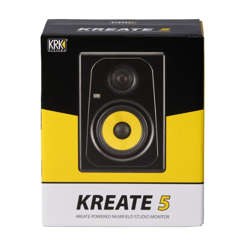 KRK Kreate 5 - Monitor studyjny - 8 - Monitory studyjne - Monitory studyjne z serii KRK Kreate 5 łączą renomowaną jakość dźwięku KRK Kreate 5 - Monitor studyjny - 8 - Monitory studyjne - Monitory studyjne z serii KRK Kreate 5 łączą renomowaną jakość dźwięku