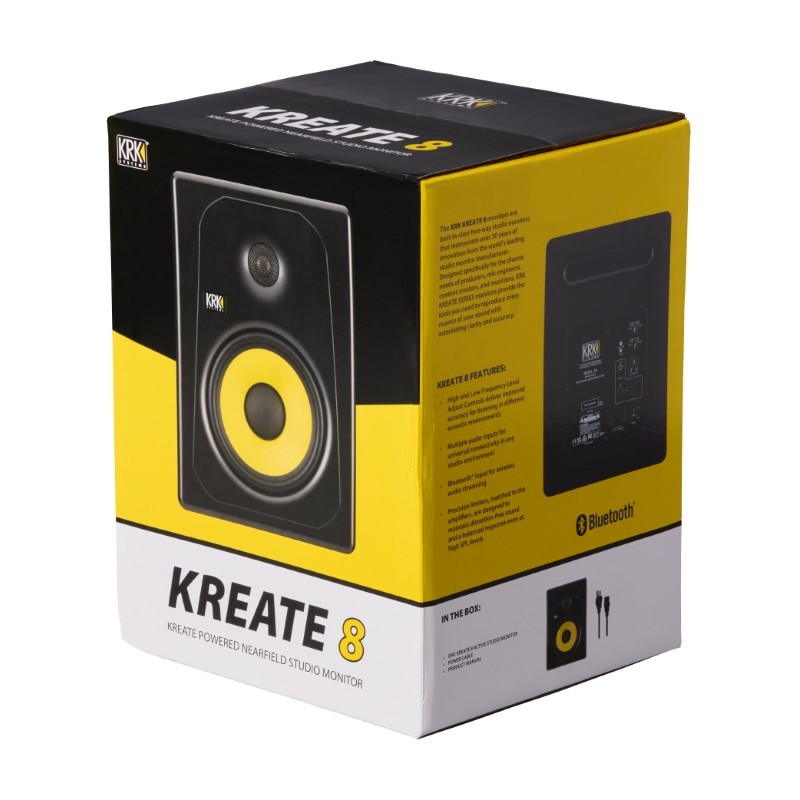 KRK Kreate 8 - Monitor studyjny - 4 - Monitory studyjne - KRK Kreate to seria monitorów studyjnych stworzonych z myślą o wymagaj KRK Kreate 8 - Monitor studyjny - 4 - Monitory studyjne - KRK Kreate to seria monitorów studyjnych stworzonych z myślą o wymagaj