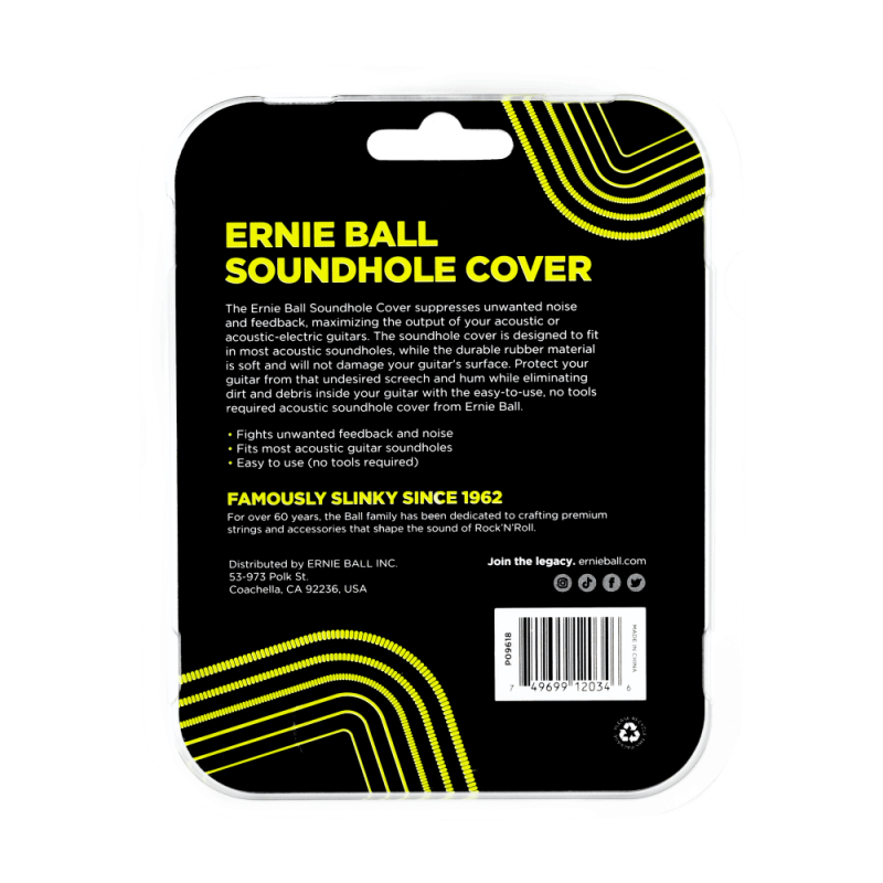 Ernie Ball 9618 Osłona otworu rezonansowego Ernie Ball 9618 Osłona otworu rezonansowego