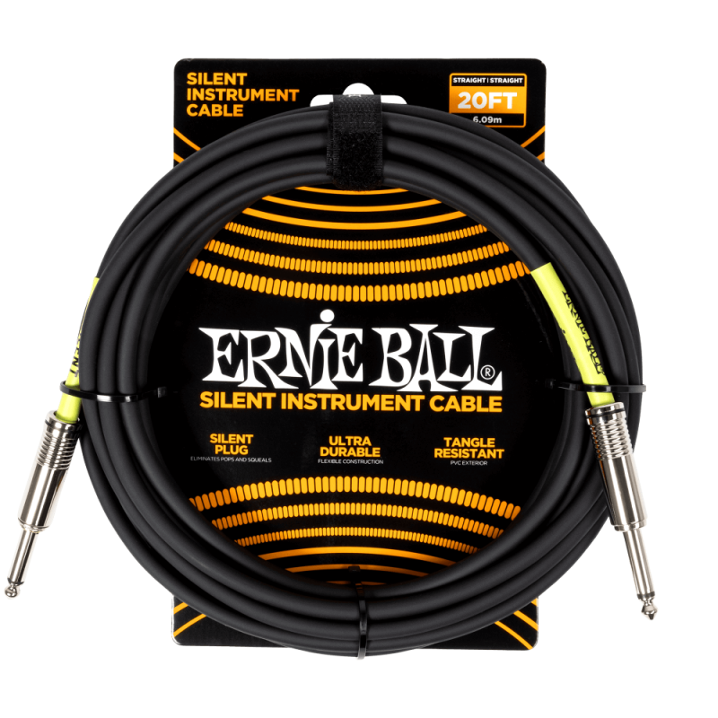 Ernie Ball 6473 Kabel instrumentalny prosty/prosty 6.09 m Ernie Ball 6473 Kabel instrumentalny prosty/prosty 6.09 m