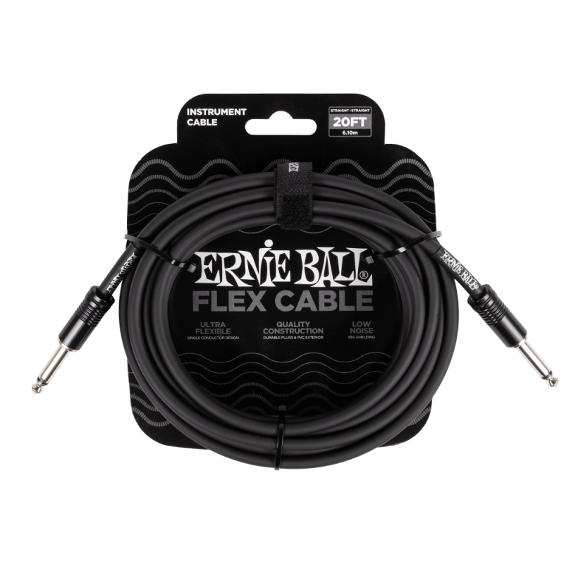 Ernie Ball 6435 Kabel instrumentalny prosty/prosty 6.09 m Ernie Ball 6435 Kabel instrumentalny prosty/prosty 6.09 m