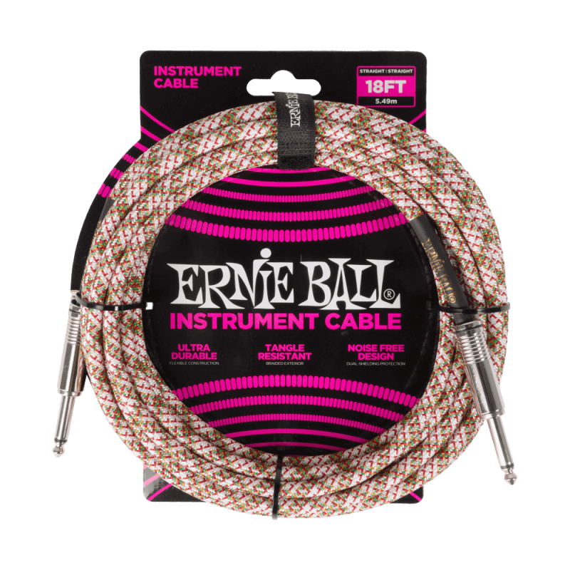 Ernie Ball 6430 Kabel instrumentalny prosty/prosty 5.49 m Ernie Ball 6430 Kabel instrumentalny prosty/prosty 5.49 m