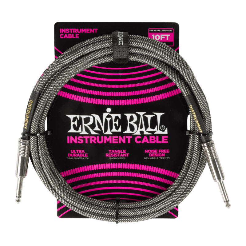 Ernie Ball 6429 Kabel instrumentalny prosty/prosty 3.05 m Ernie Ball 6429 Kabel instrumentalny prosty/prosty 3.05 m