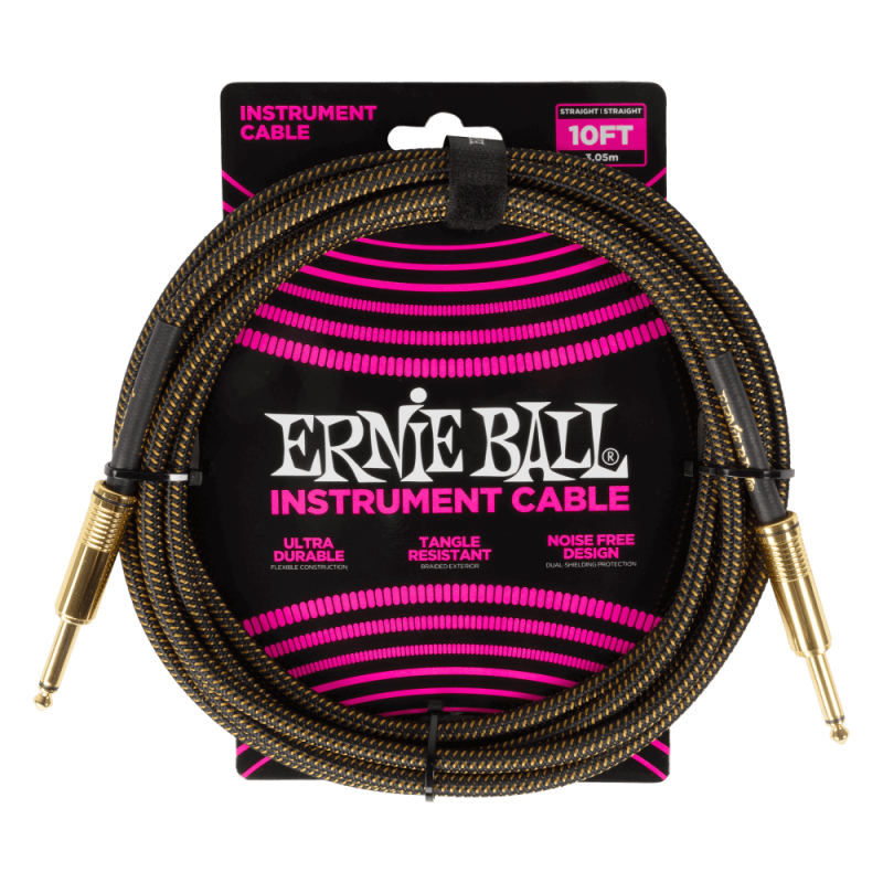 Ernie Ball 6428 Kabel instrumentalny prosty/prosty 3.05 m Ernie Ball 6428 Kabel instrumentalny prosty/prosty 3.05 m