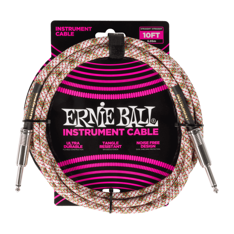 Ernie Ball 6426 Kabel instrumentalny prosty/prosty 3.05 m Ernie Ball 6426 Kabel instrumentalny prosty/prosty 3.05 m