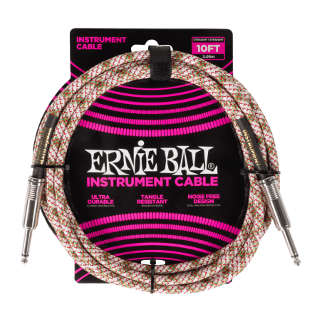Ernie Ball 6426 Kabel instrumentalny prosty/prosty 3.05 m