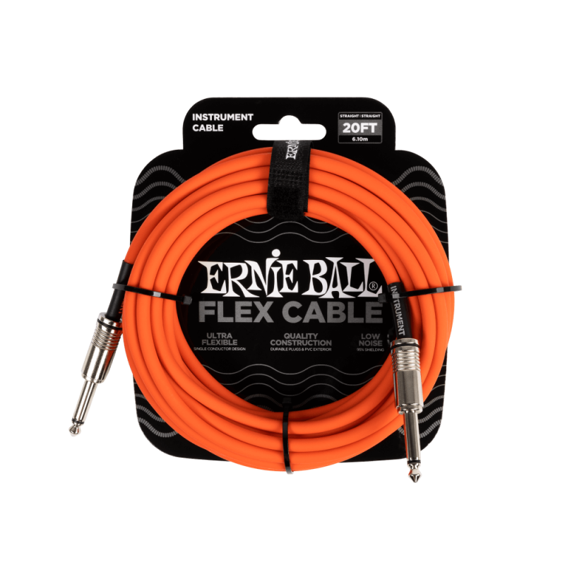 Ernie Ball 6421 Kabel instrumentalny prosty/prosty 6.09 m Ernie Ball 6421 Kabel instrumentalny prosty/prosty 6.09 m