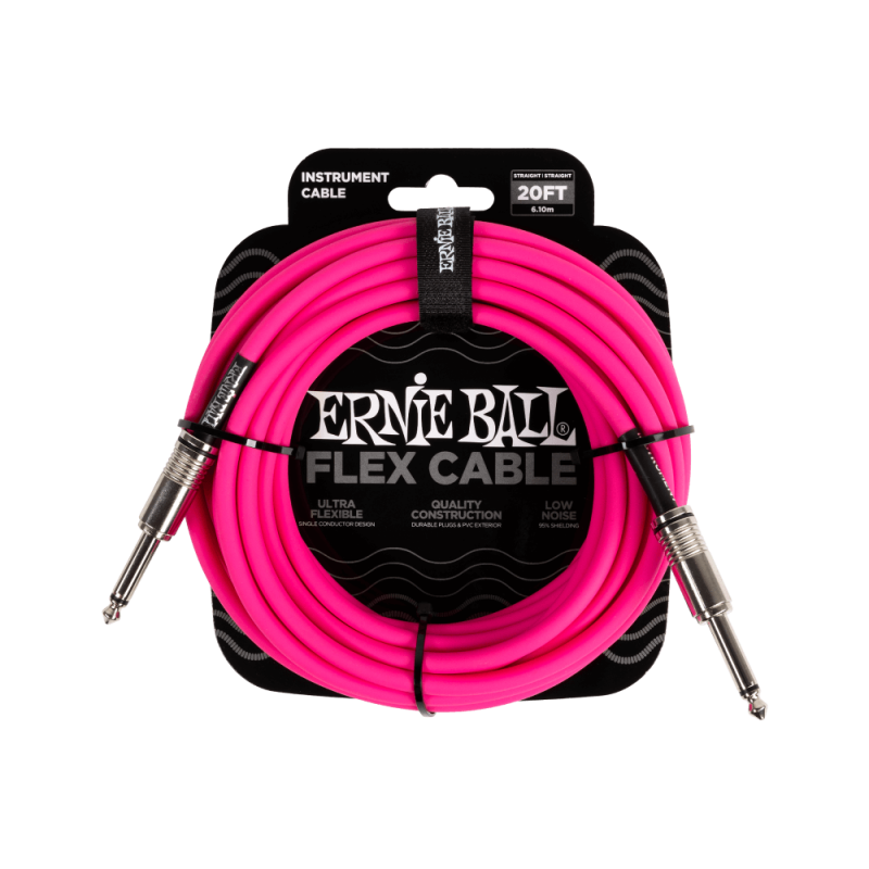 Ernie Ball 6418 Kabel instrumentalny prosty/prosty 6.09 m Ernie Ball 6418 Kabel instrumentalny prosty/prosty 6.09 m