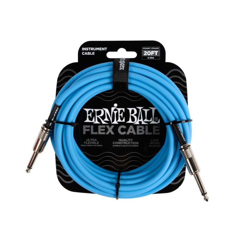 Ernie Ball 6417 Kabel instrumentalny prosty/prosty 6.09 m Ernie Ball 6417 Kabel instrumentalny prosty/prosty 6.09 m