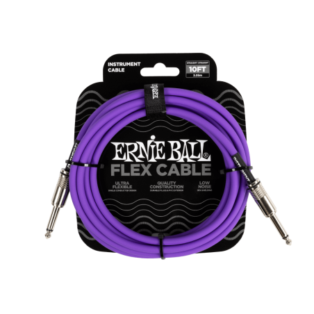 Ernie Ball 6415 Kabel instrumentalny prosty/prosty 3.05 m