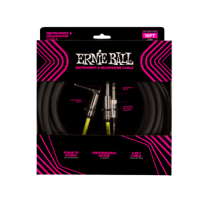 Ernie Ball 6411 Kabel instrumentalny/słuchawkowy 5.49 m